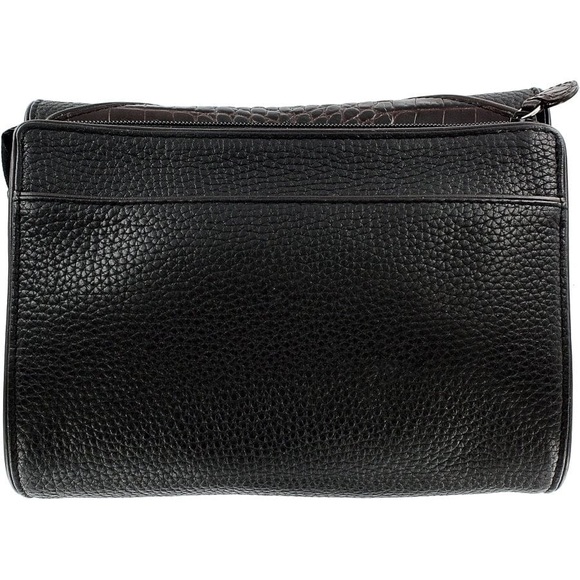 Brighton Black and Brown Crossbody Bag - Picture 3 of 7